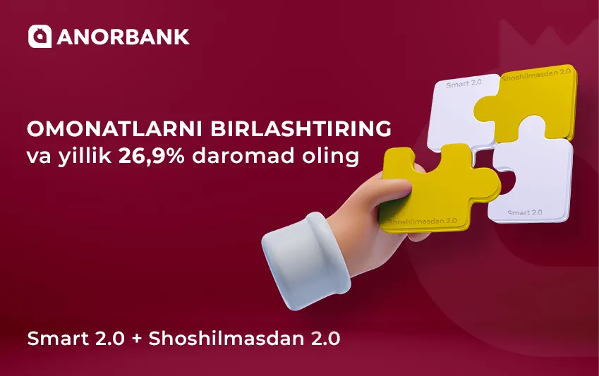 Omonatlarni birlashtiring va yilik 26,9% daromad oling