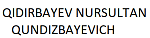 QIDIRBAYEV NURSULTAN QUNDIZBAYEVICH